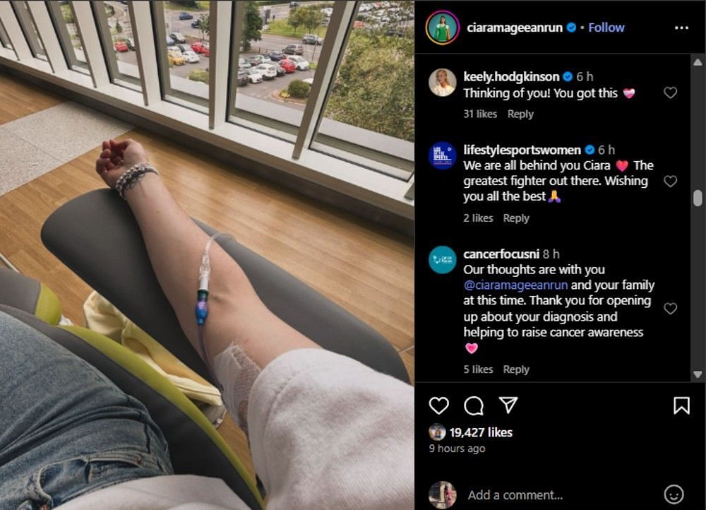 Screenshot of Instagram post.